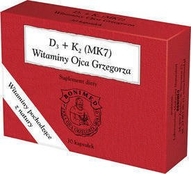 D3 + K2 (MK7) Witaminy Ojca Grzegorza